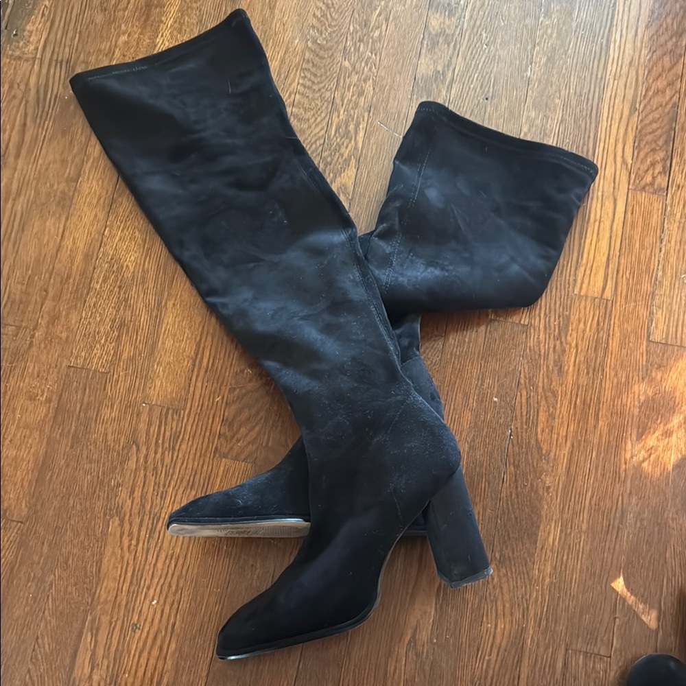 Elegant Black Knee-High Women's Boots